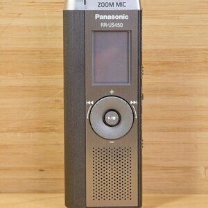 Panasonic RR‑US450 Digital Voice Recorder / 66 hr Recording / Tested